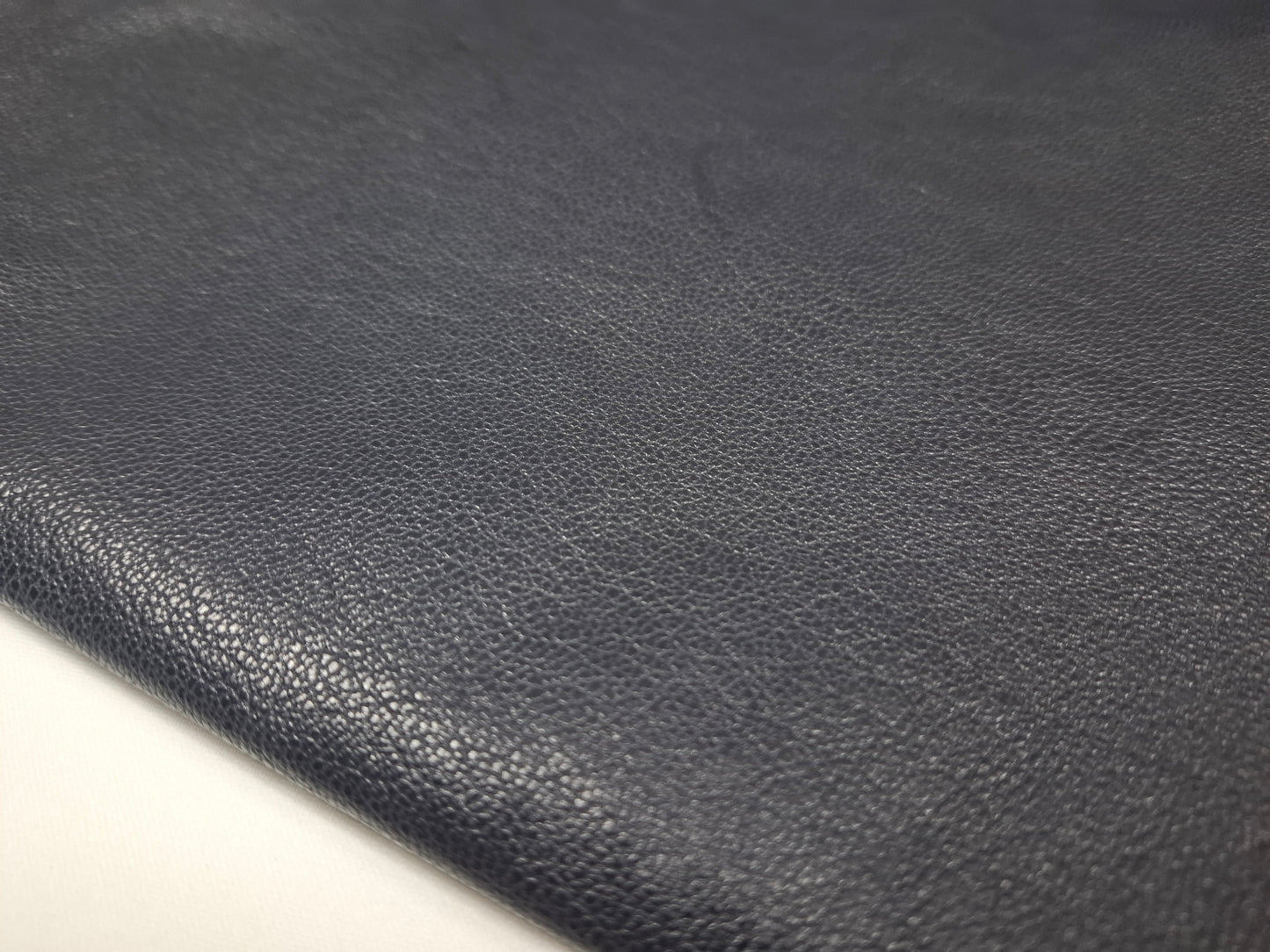 Vegetable tan goat skin- Navy blue