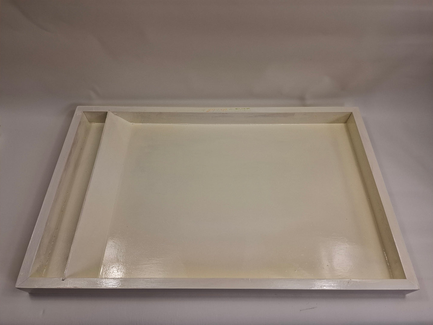 Used large wooden marbling tool tray and tools