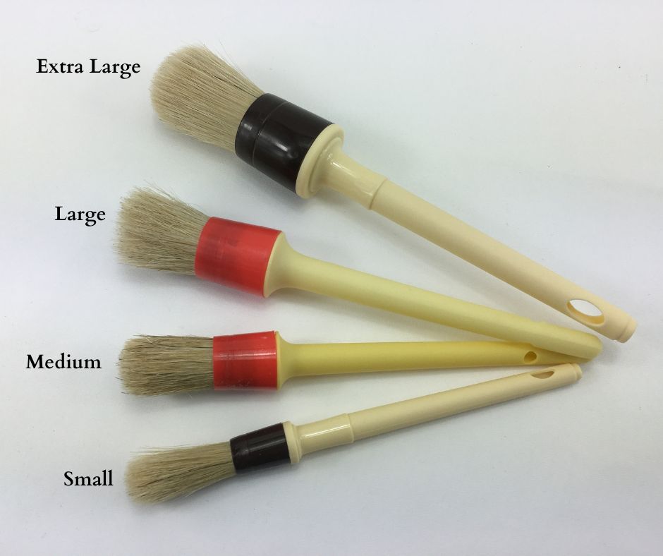 Bookbinding Glue Brush- Genuine Hog Hair- Metal free and Rust free