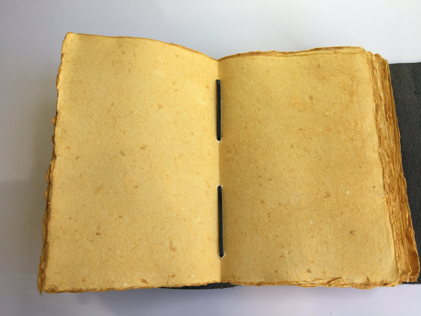 Wrinkle Patina Leather Journal- Handcrafted- Deep Ocean
