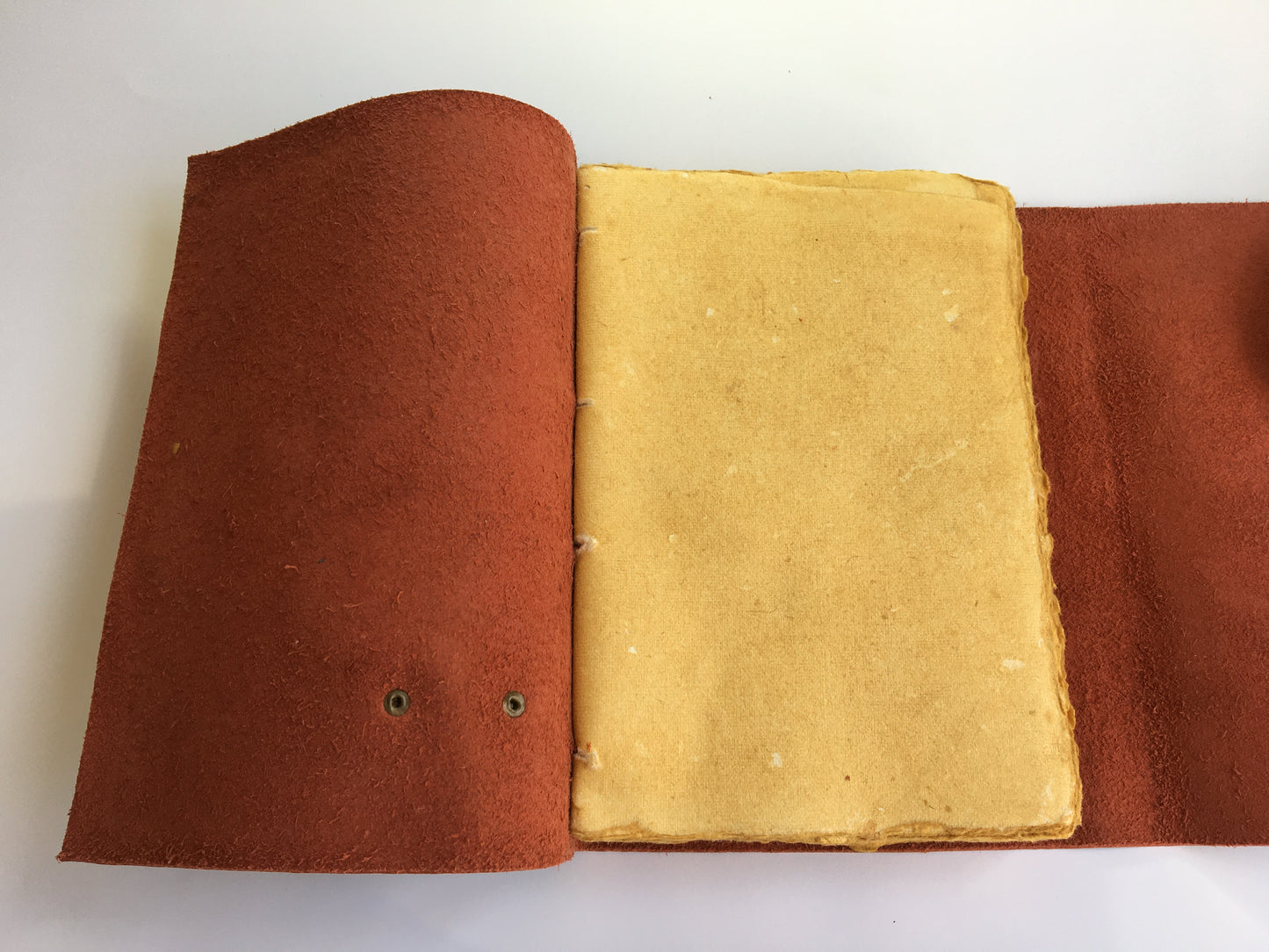 Wrinkle Patina Leather Journal- Handcrafted- Red Wine