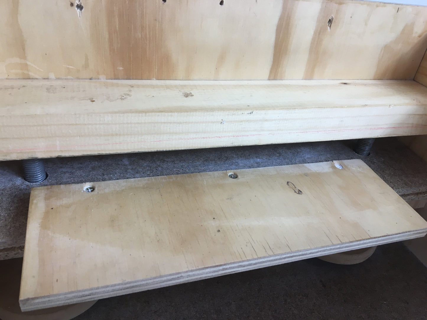Specially made- Bookbinding Lying Press and Plough with stand- Used condition