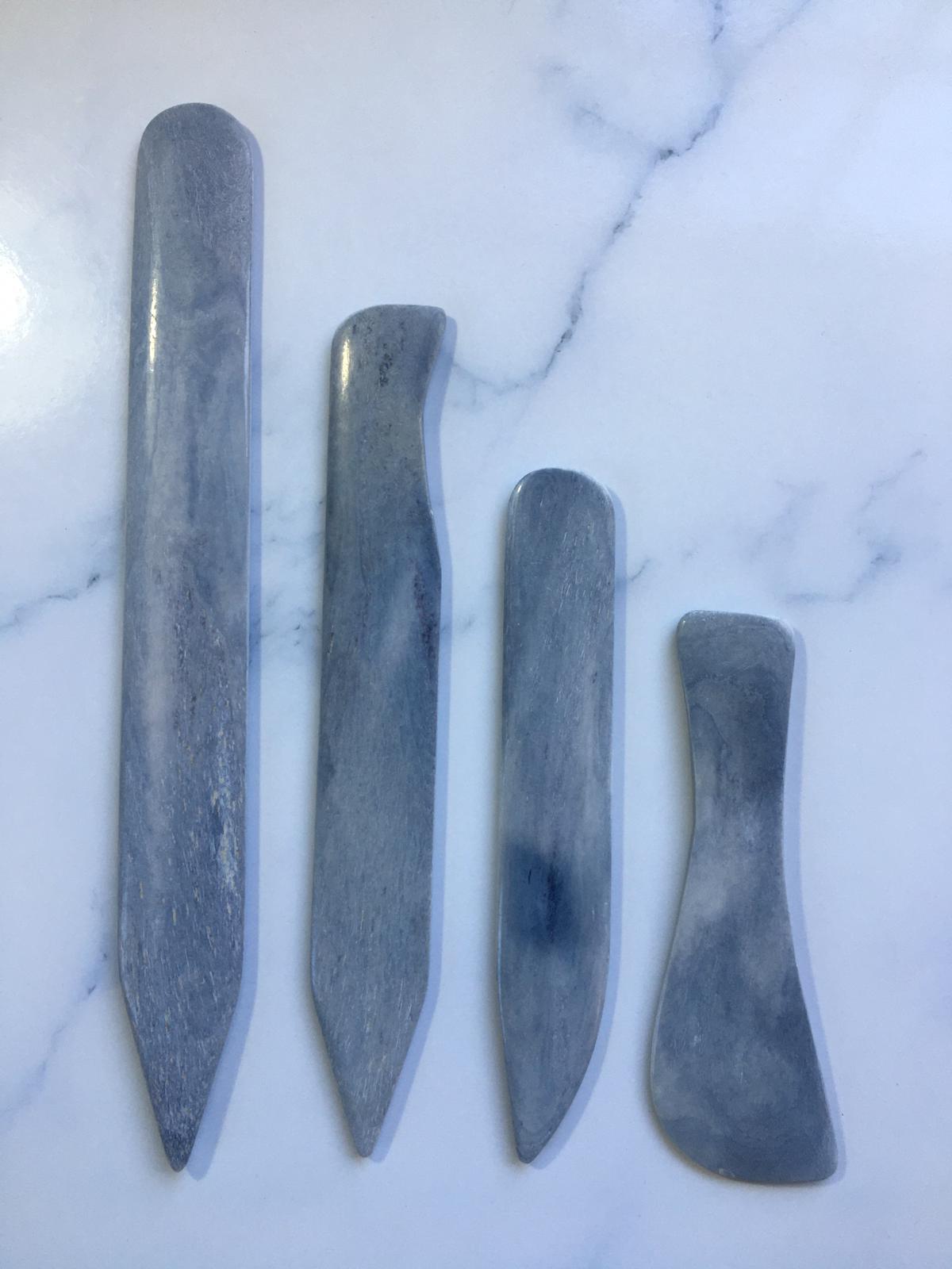 Colour genuine bone folder- Set of 4 bone folders