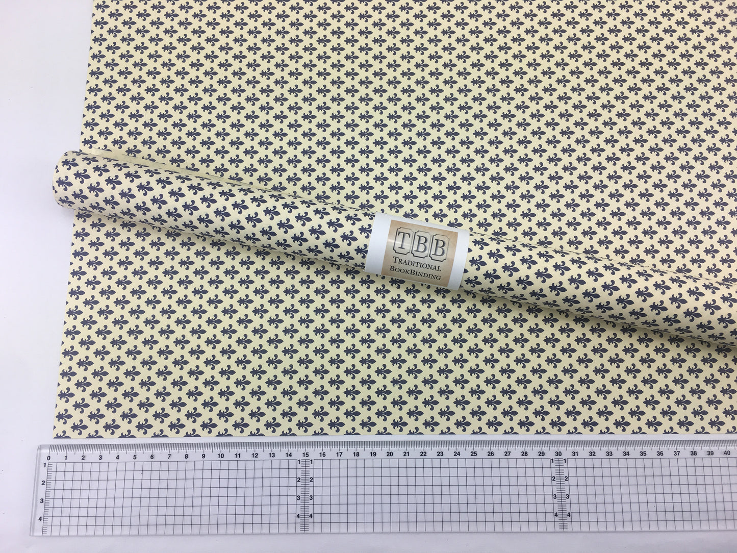 TBBIDP10B- Navy Blue- Italian Decorative Paper- 100 GSM Thick paper for bookbinding- Suitable for book covers and end sheets