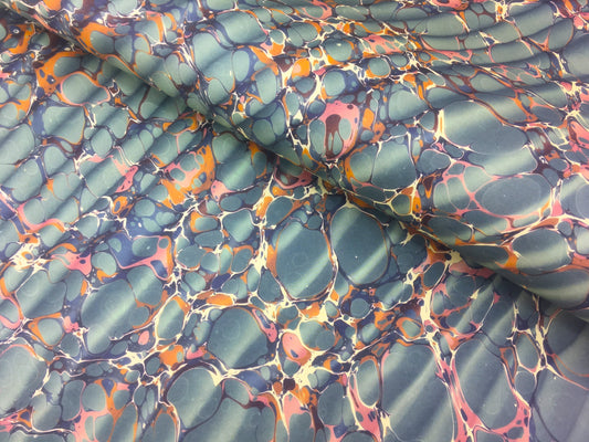 Printed marbled paper- HIGH DEFINITION-  THICK 100GSM ACID FREE PAPER- Suitable for book covers and end sheets- TBBPM19