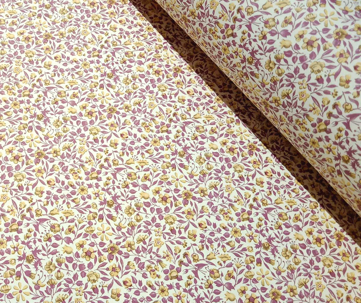 Purple & Yellow- Italian Decorative Paper- 100 GSM Thick paper for bookbinding- Suitable for book covers and end sheets- TBBID29