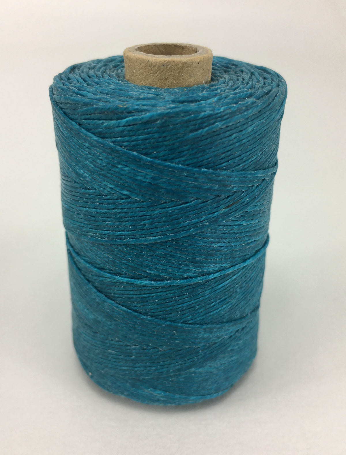 Cerulean Blue- Per spool 50g- 100% Pure Linen Thread- Waxed- 18/3 No.18 Cord 3- Approx 0.55mm thick