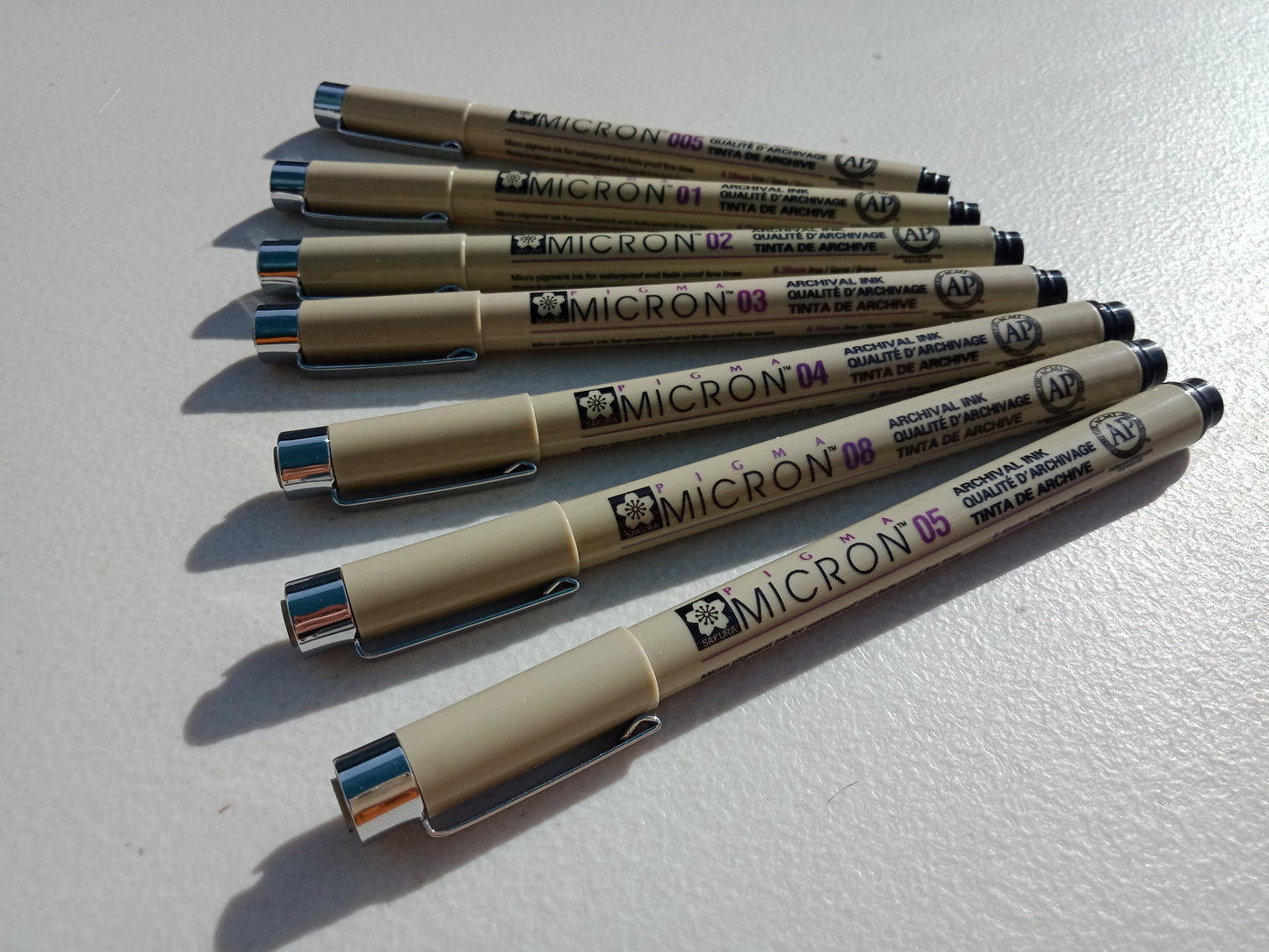 Archival acid-free ink pens
