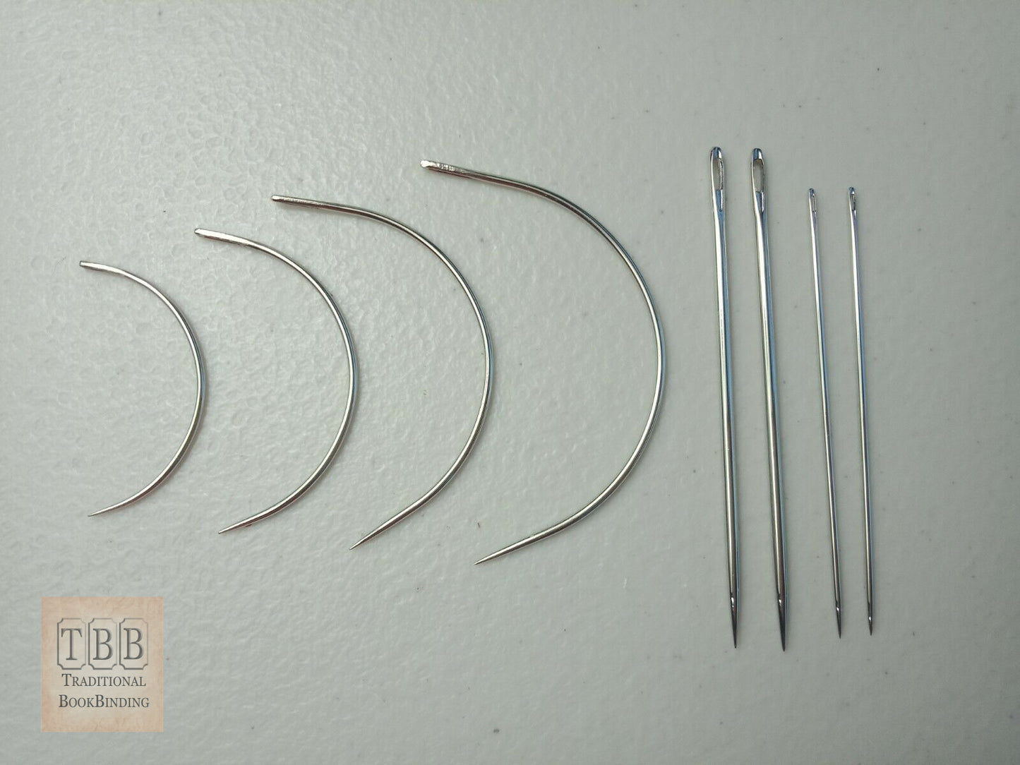 Bookbinding Needle- Sturdily made for bookbinding- Large eye and small eye with long shaft- 8 options