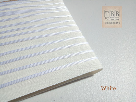 Quality bookbinding headband- Book endband- White
