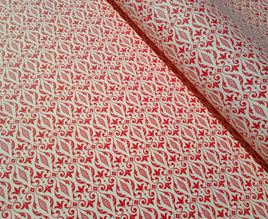 TBBIDP13A- Red- Italian Decorative Paper- 100 GSM Thick paper for bookbinding- Suitable for book covers and end sheets