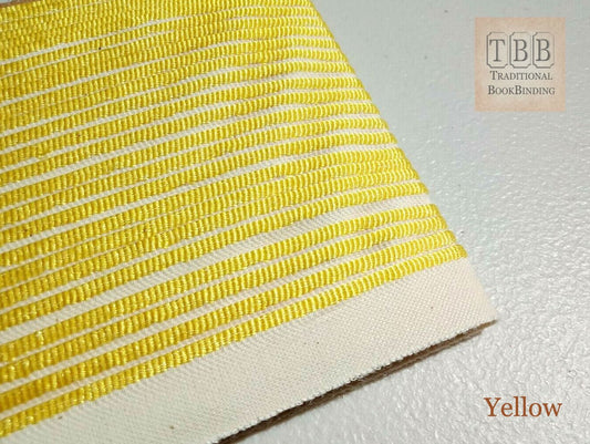 Quality bookbinding headband- Book endband- Yellow