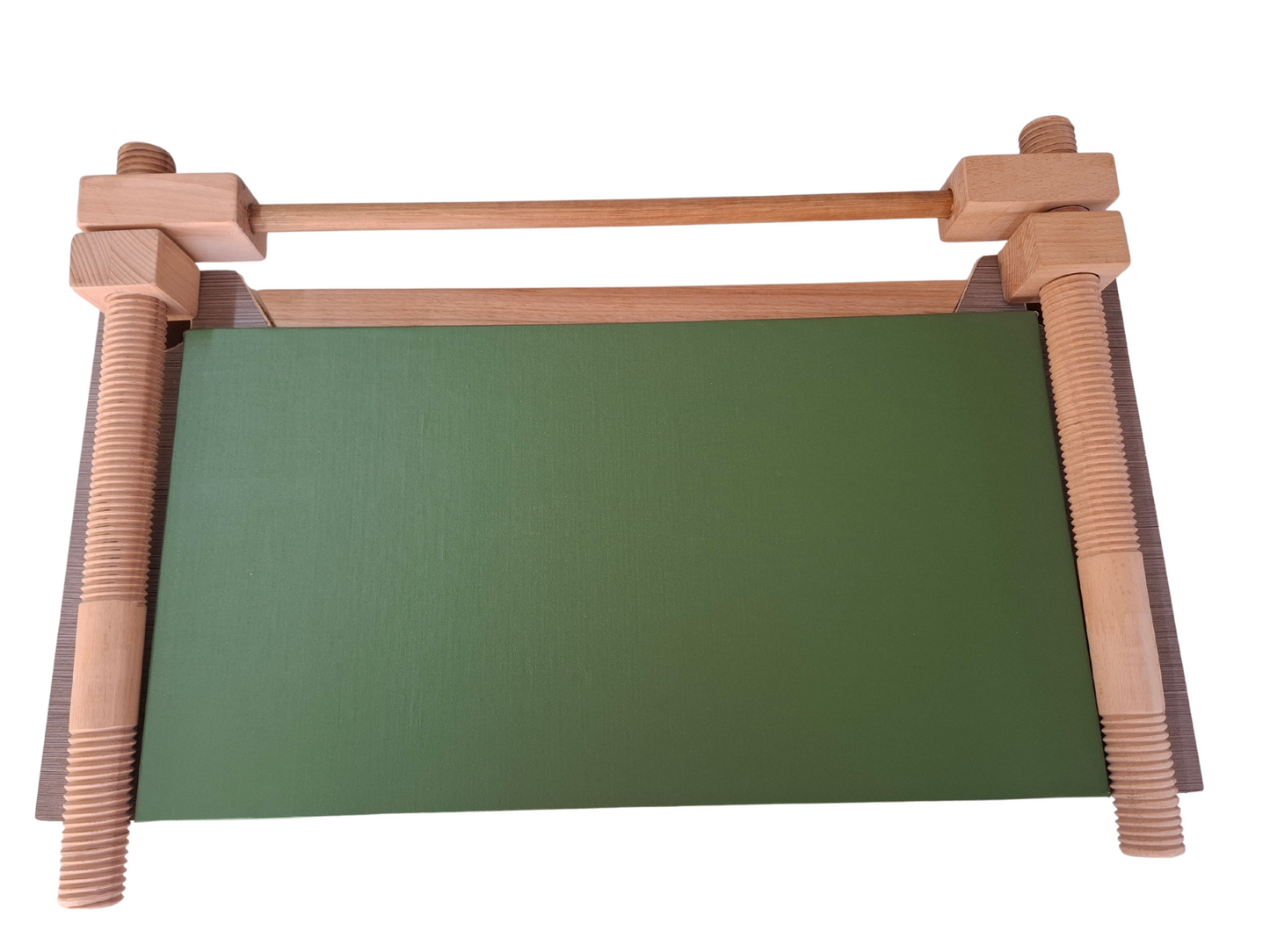 Traditional Bookbinding Sewing Frame — Solid Hardwood, Handcrafted