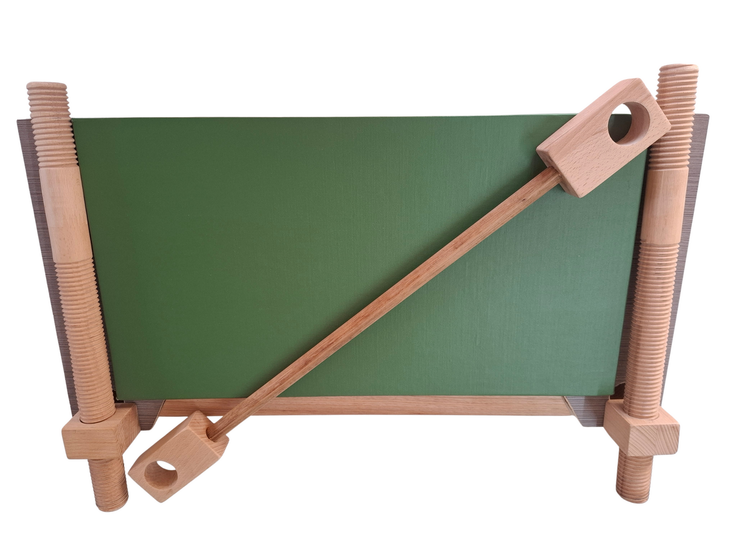 Traditional Bookbinding Sewing Frame — Solid Hardwood, Handcrafted