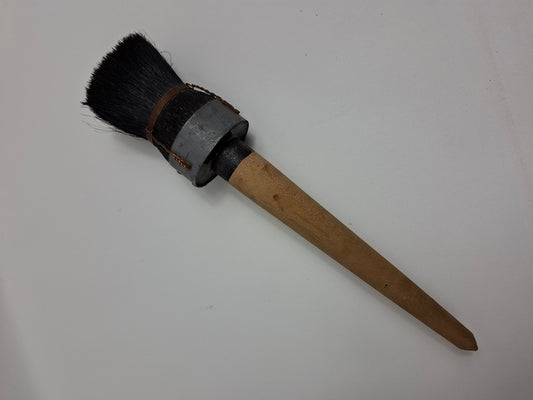 Large antique old bookbinder's brush