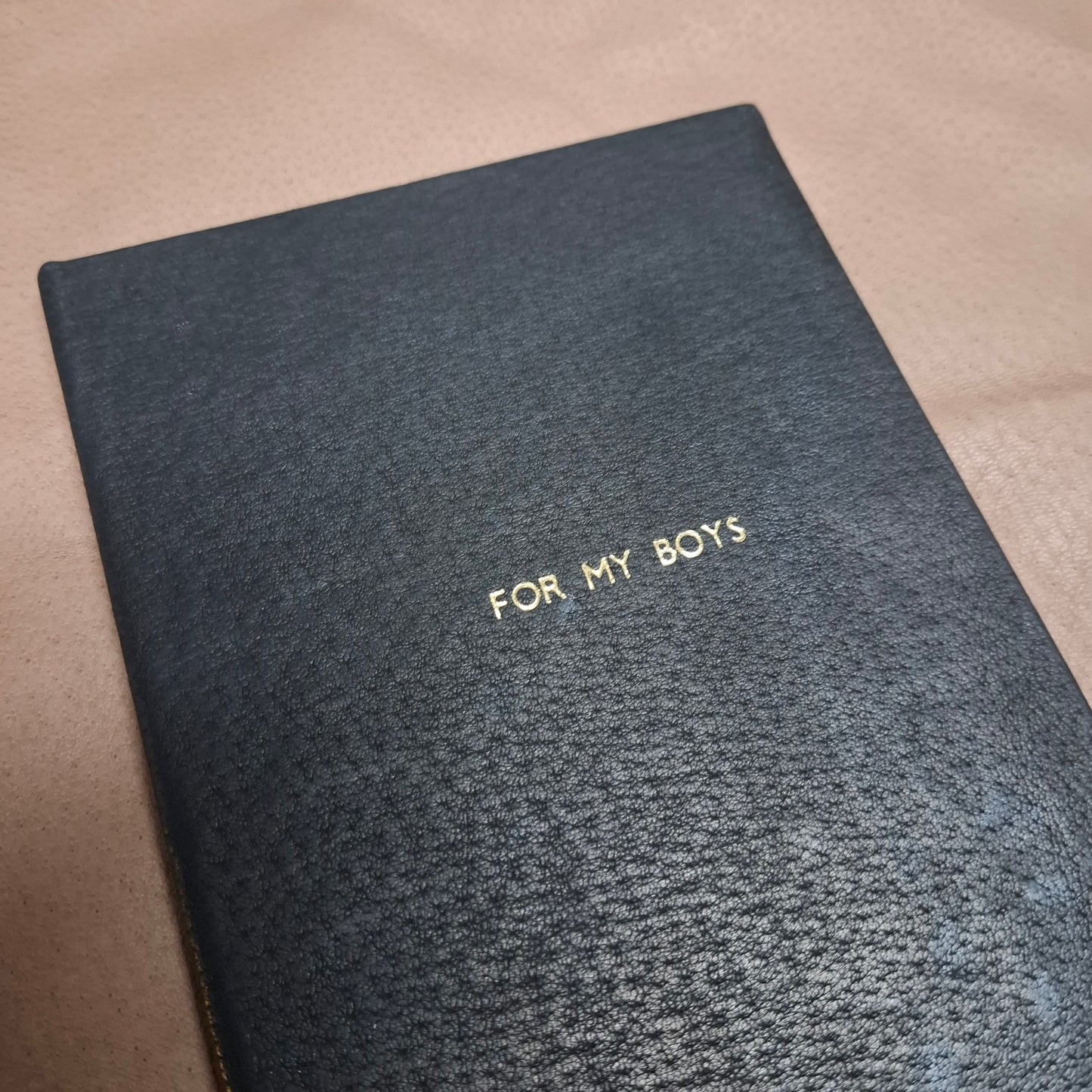 Premium Pigskin Leather Hide — Bookbinding & Hot Foil Stamping