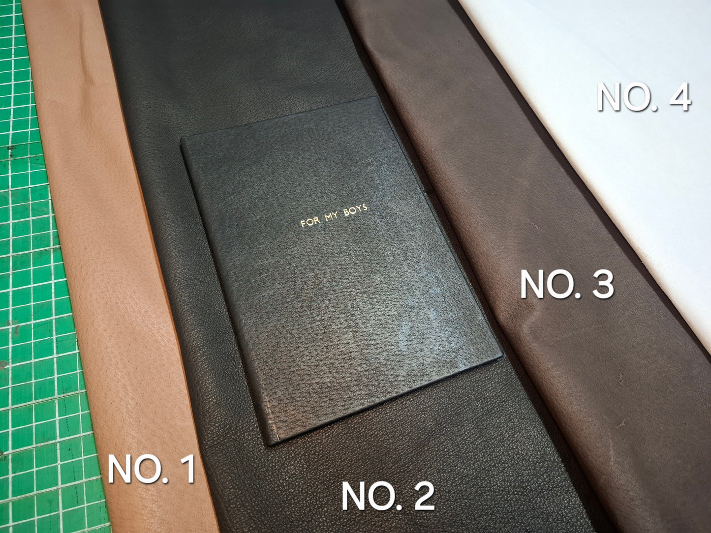 Premium Pigskin Leather Hide — Bookbinding & Hot Foil Stamping