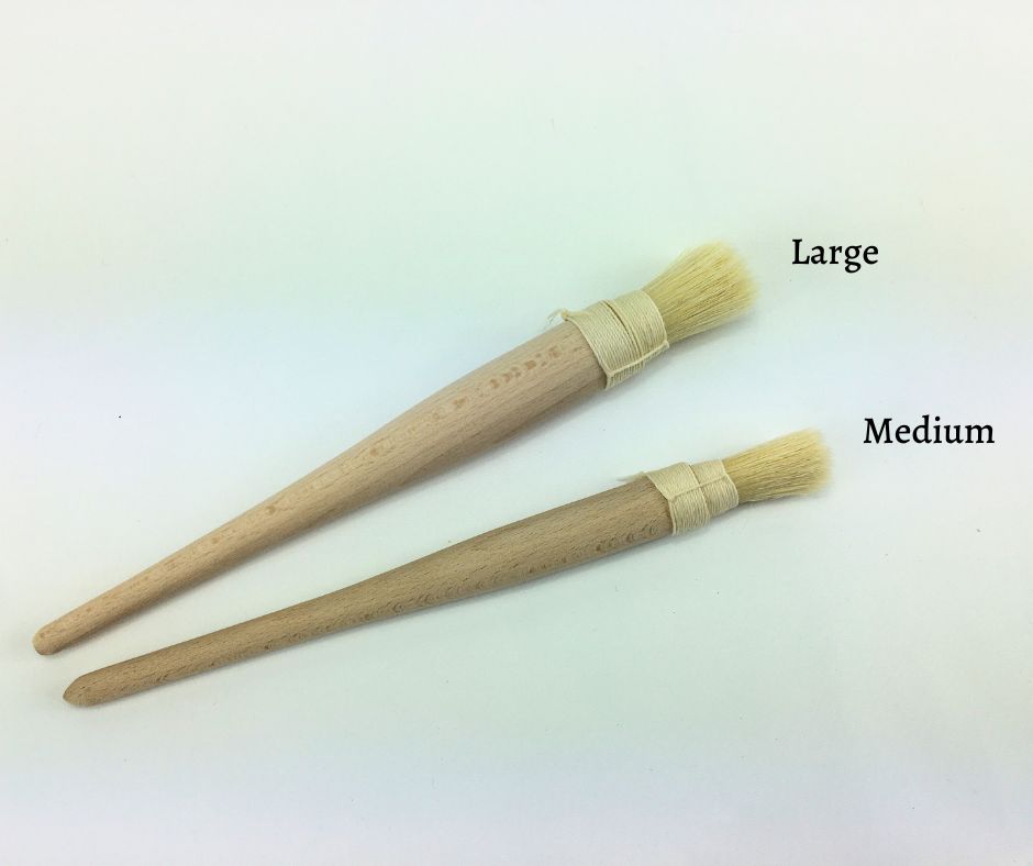 String bound- Solid Bookbinding Paste Brush- 2 options