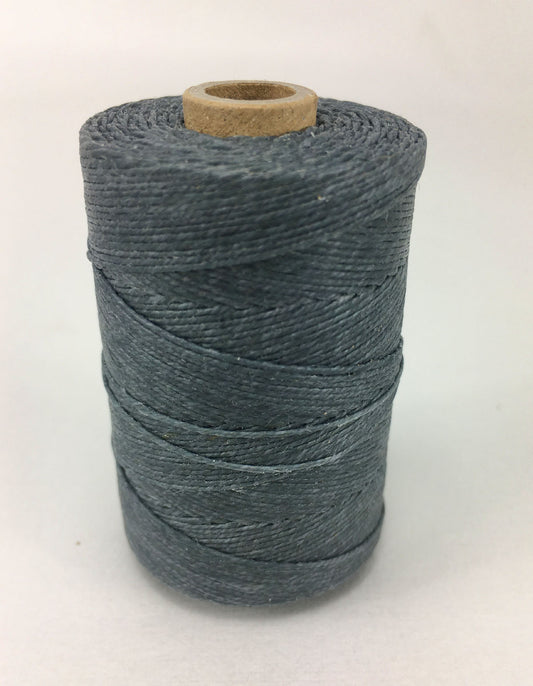 Grey- Per spool 50g- 100% Pure Linen Thread- Waxed- 18/3 No.18 Cord 3- Approx 0.55mm  thick