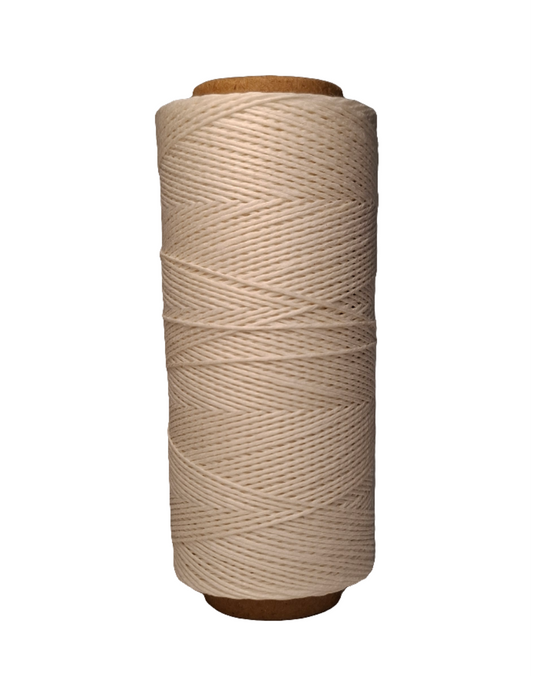 100% Natural Linen Thread- Polished- 18/3 No.18 Cord 3- Approx 0.5 mm thick