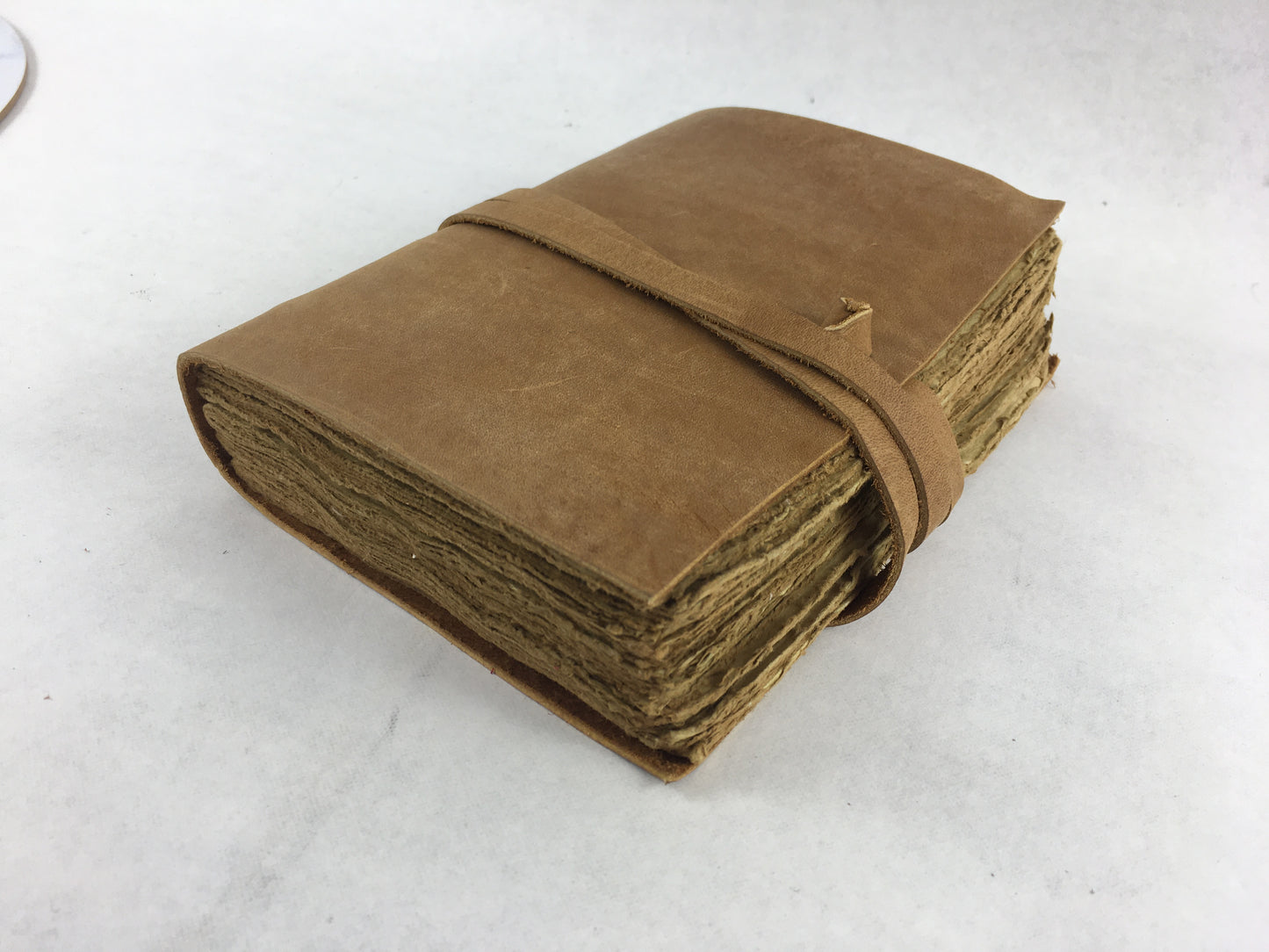 Quality Handmade Leather Journal- THICK 100% Cotton paper- Aged paper- TBBLJ3
