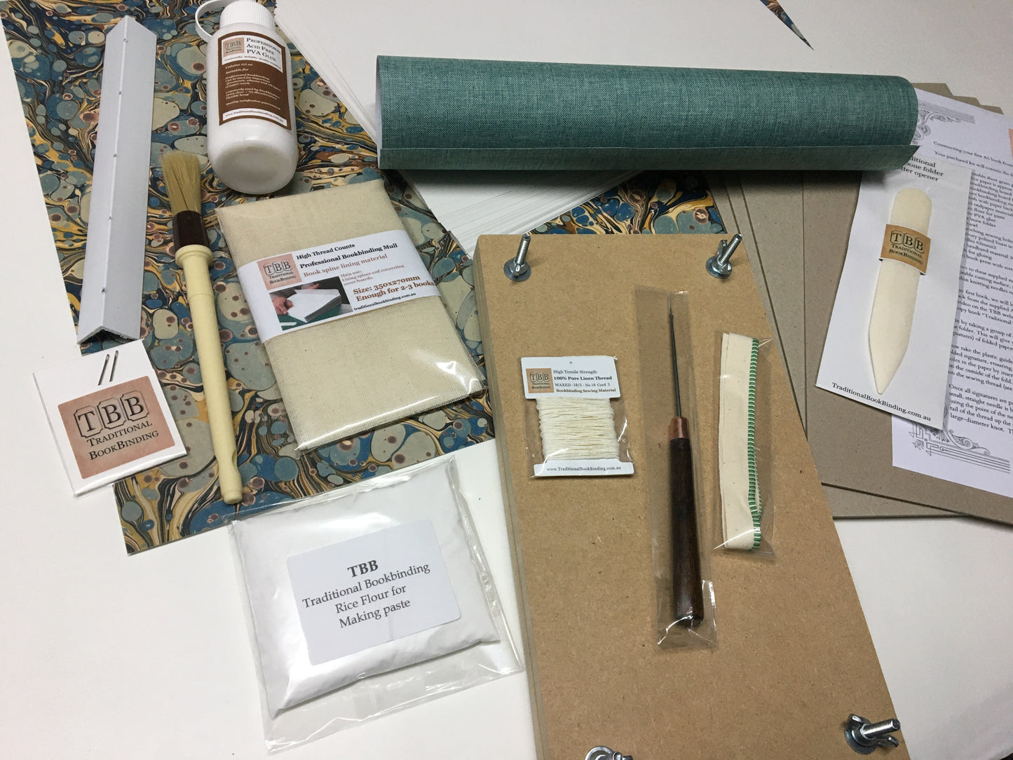 Professional Bookbinding Kit with Educational Video | Beginner | Creating your first book