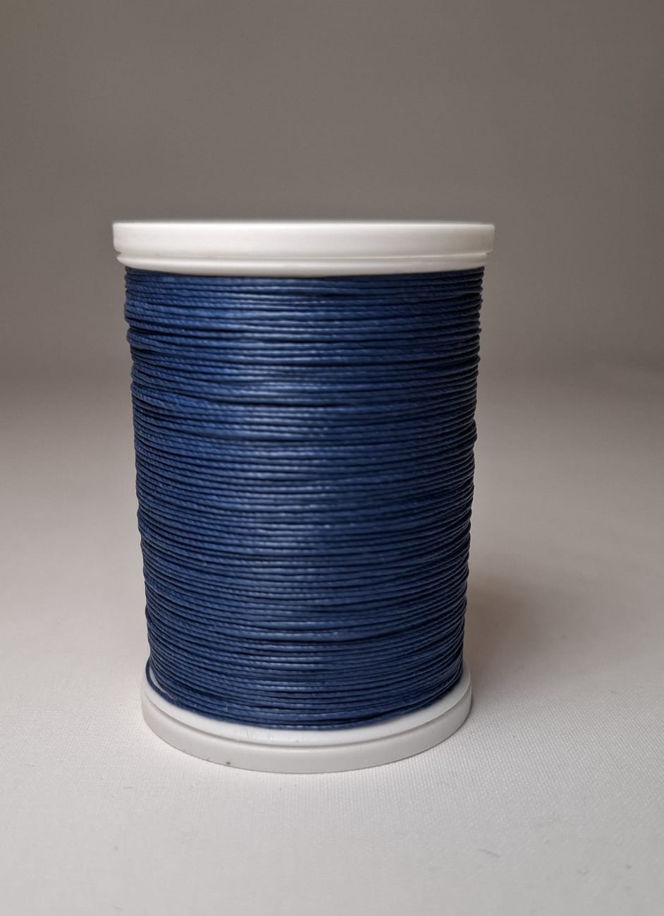 Royal Blue- 100% Pure Linen Polished Thread- 18/3 No.18 Cord 3- 50g