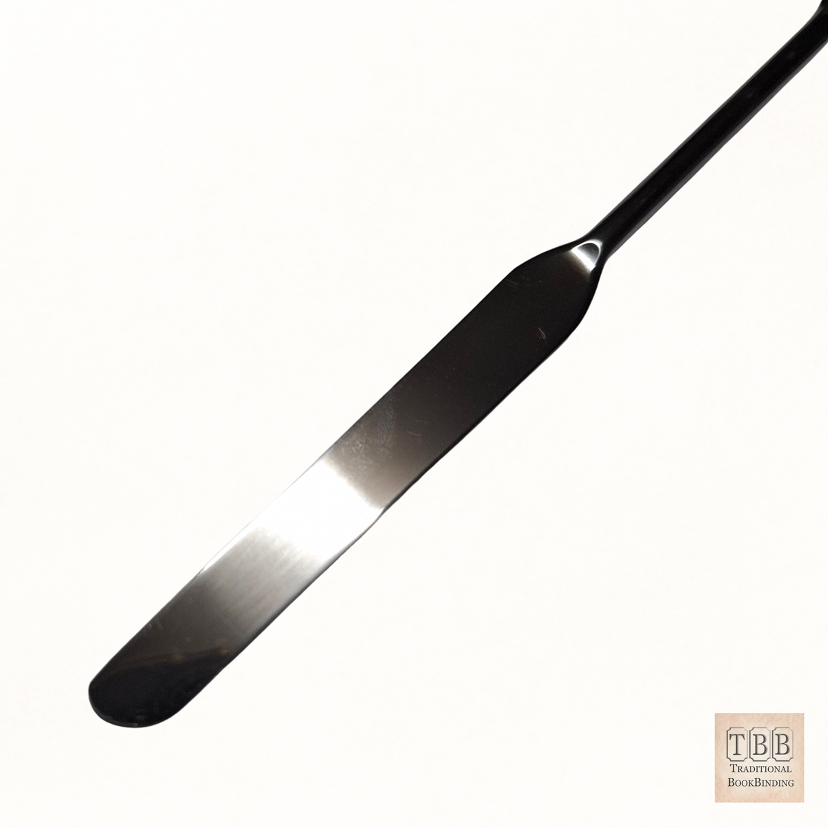 Book Repair Spatula — Solid Stainless Steel, Dual-Head Design