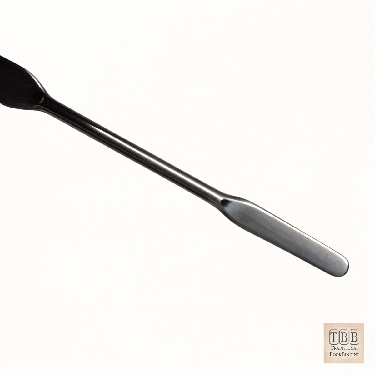 Book Repair Spatula — Solid Stainless Steel, Dual-Head Design