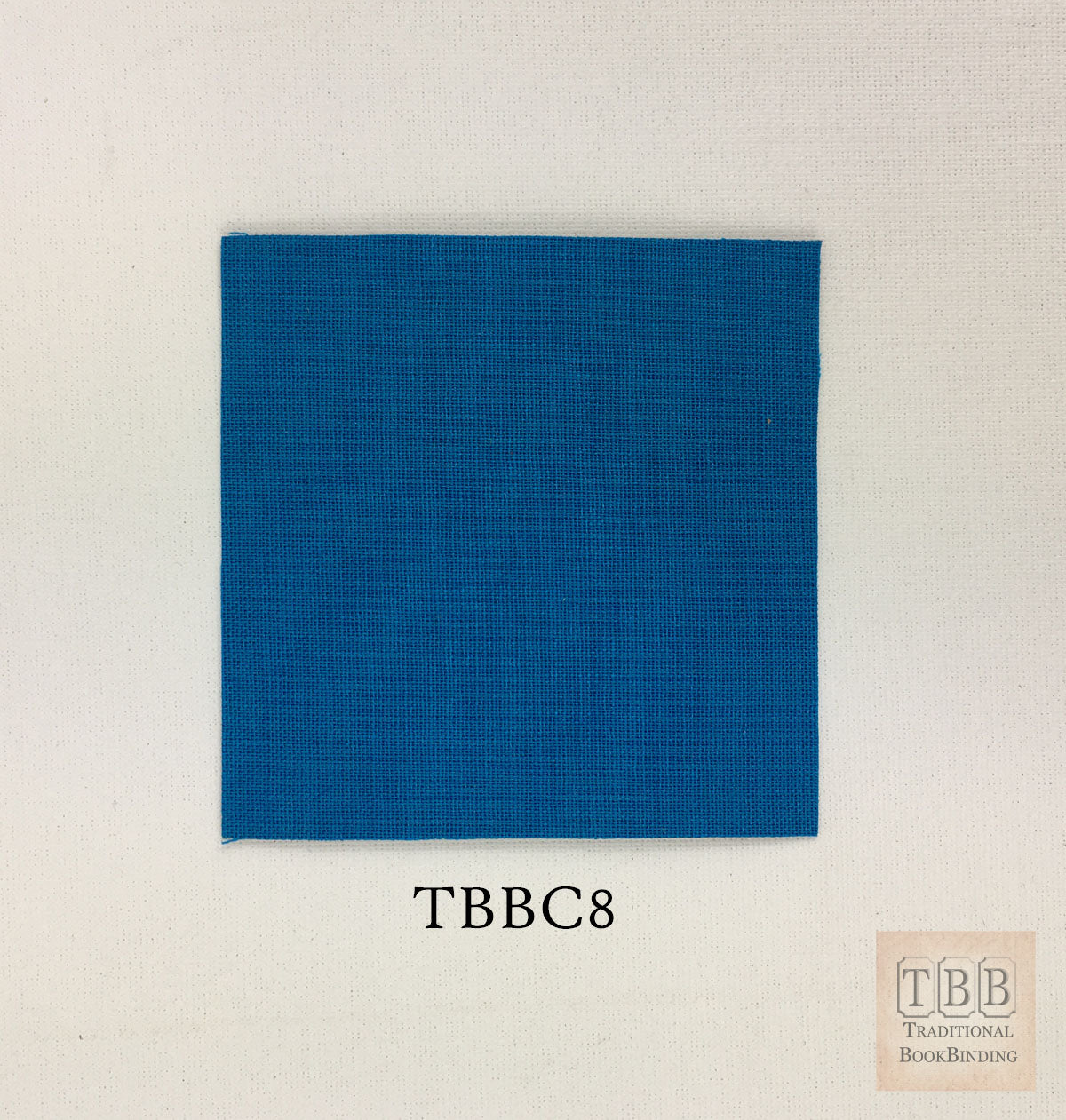 Cotton Feel Buckram- Durable bookbinding cloth with paper backing- King Fisher Blue- TBBC8