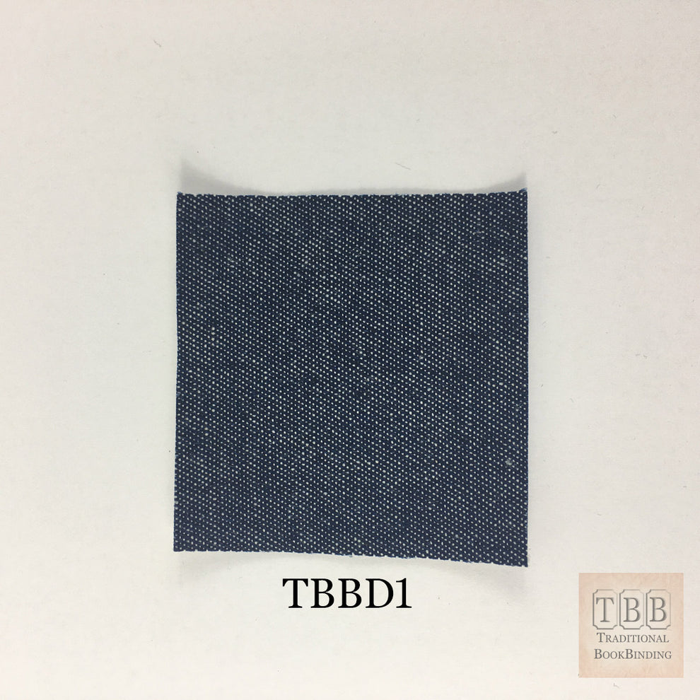Denim Buckram collection Durable bookbinding cloth with paper backing