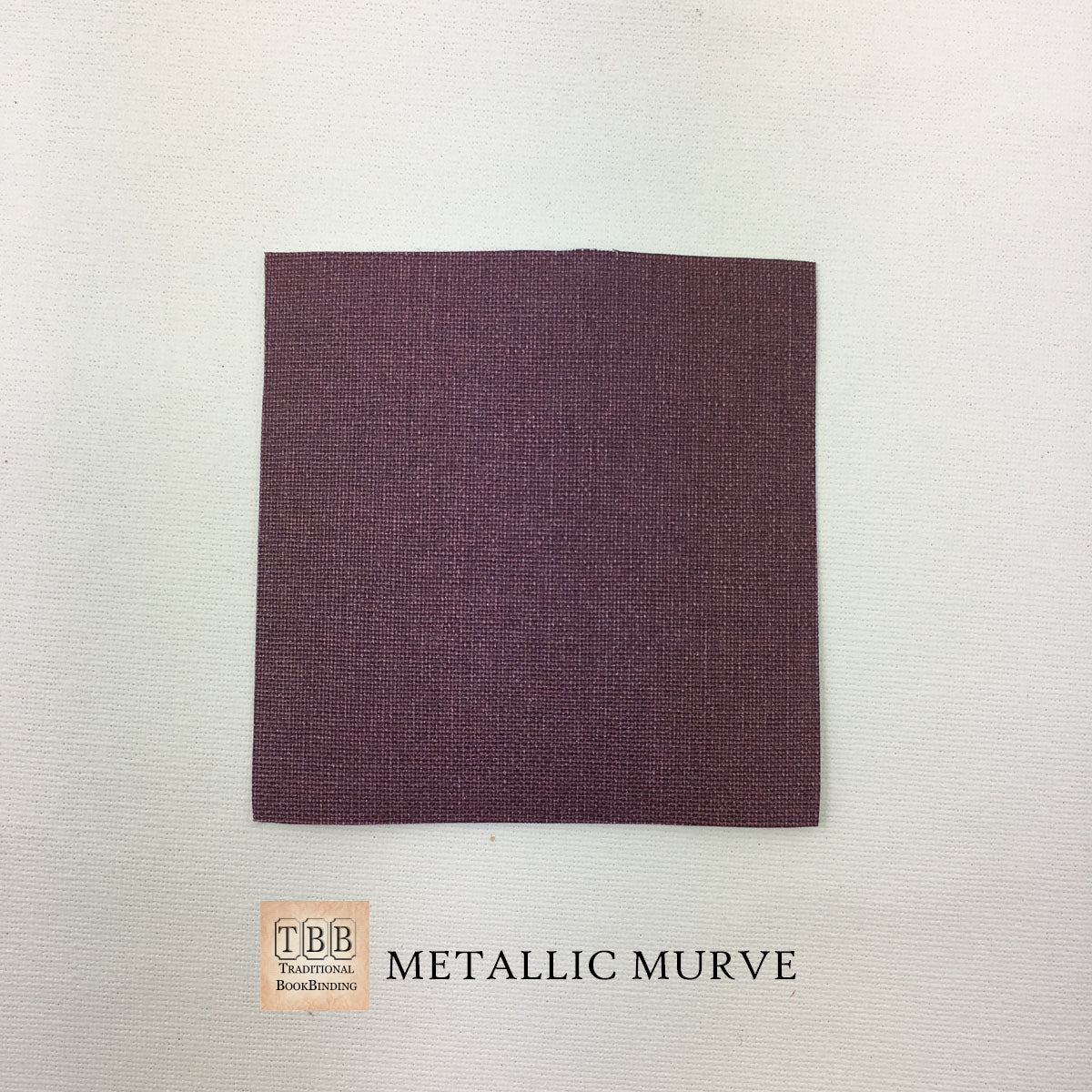 Metallic Buckram- Durable bookbinding cloth with paper backing- Deep Murve- TBBM7
