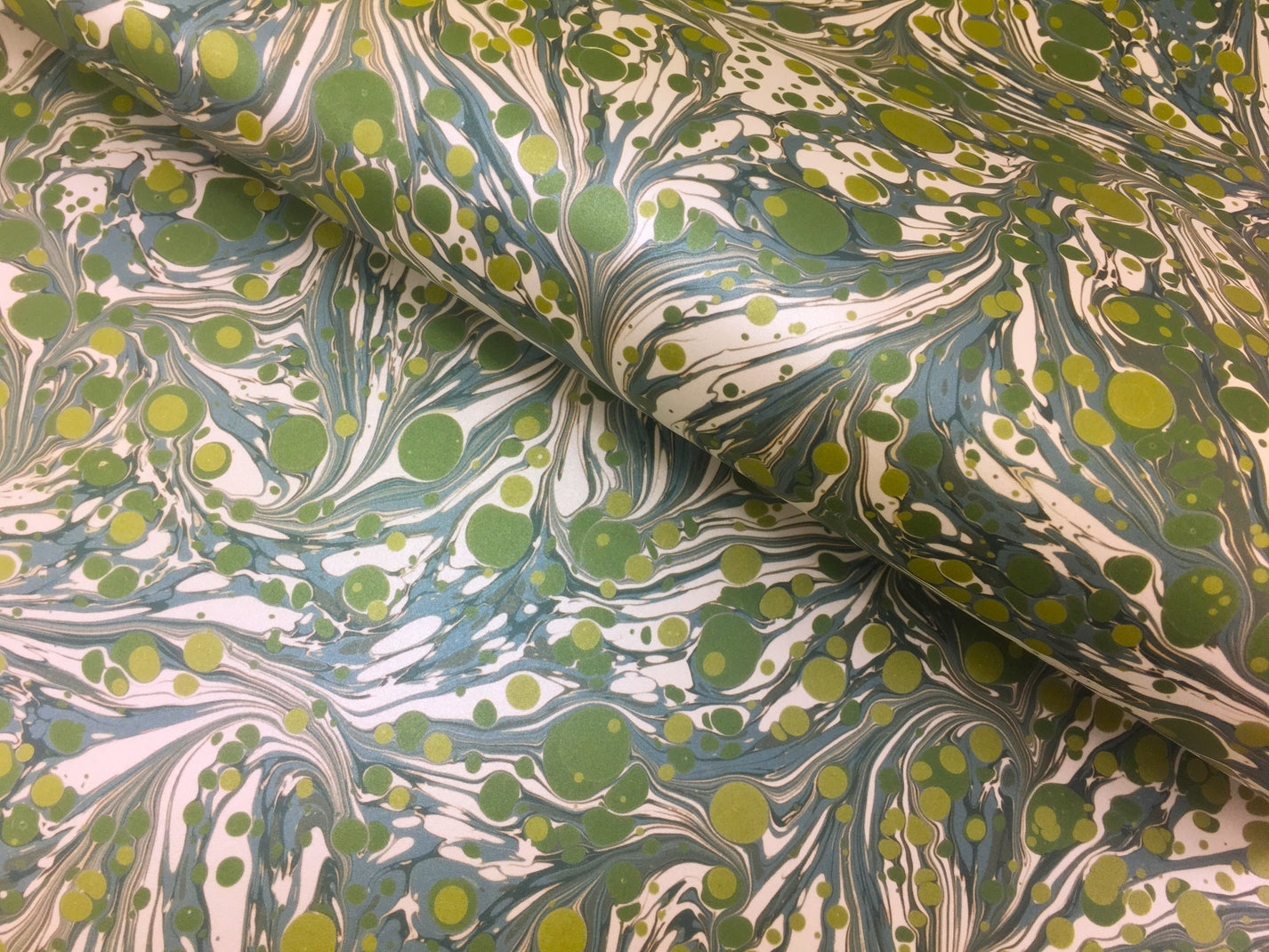 Glossy metallic Printed marbled paper HIGH DEFINITION THICK 100GSM