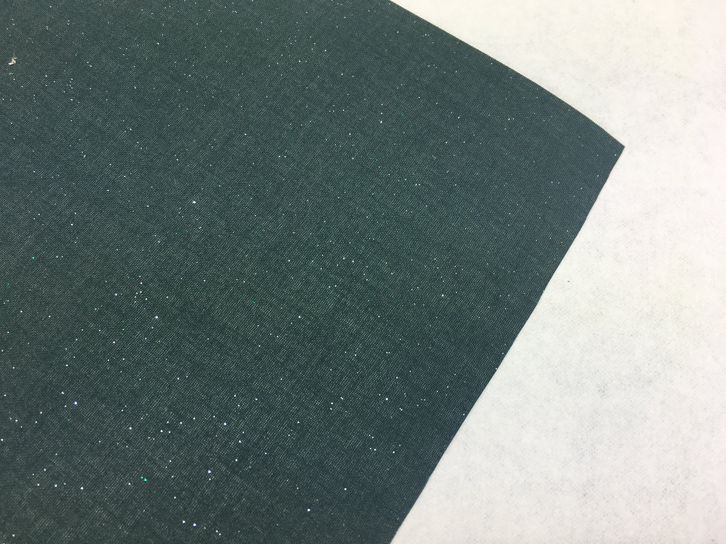 Sparkling Buckram- Durable bookbinding cloth with paper backing- TBBSP6- Sparkle Dark Green