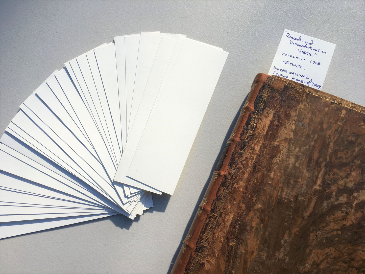 Archival acid-free bookmark for note- 30 bookmarks