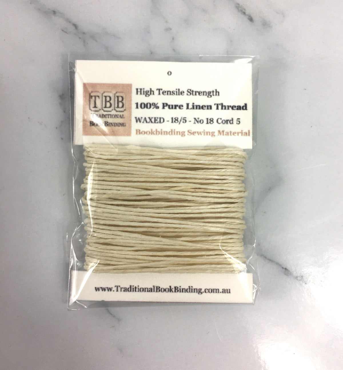 Bookbinding sewing thread- NATURAL LINEN COLOUR- 100% Pure Linen Threa ...