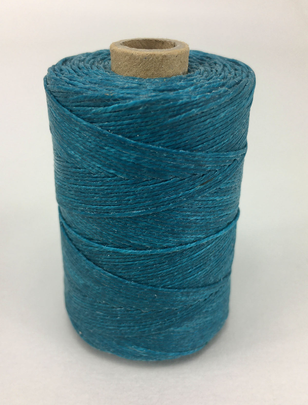 Cerulean Blue- Per spool 50g- 100% Pure Linen Thread- Waxed- 18/3 No.18 Cord 3- Approx 0.55mm  thick