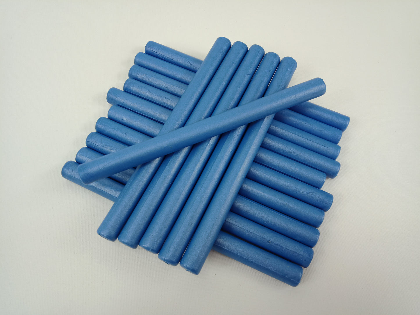 7mm Sealing wax stick for use in Hot glue guns- Metallic Blue