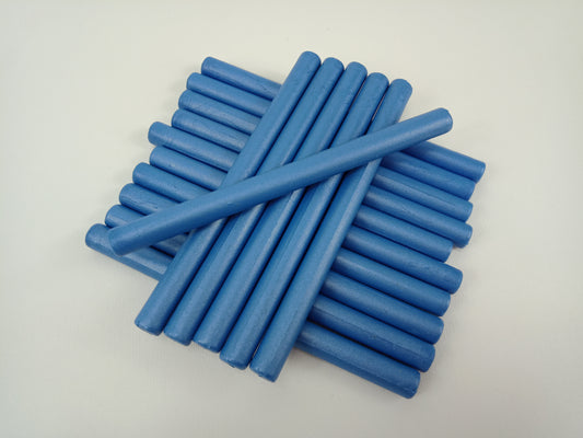 7mm Sealing wax stick for use in Hot glue guns- Metallic Blue