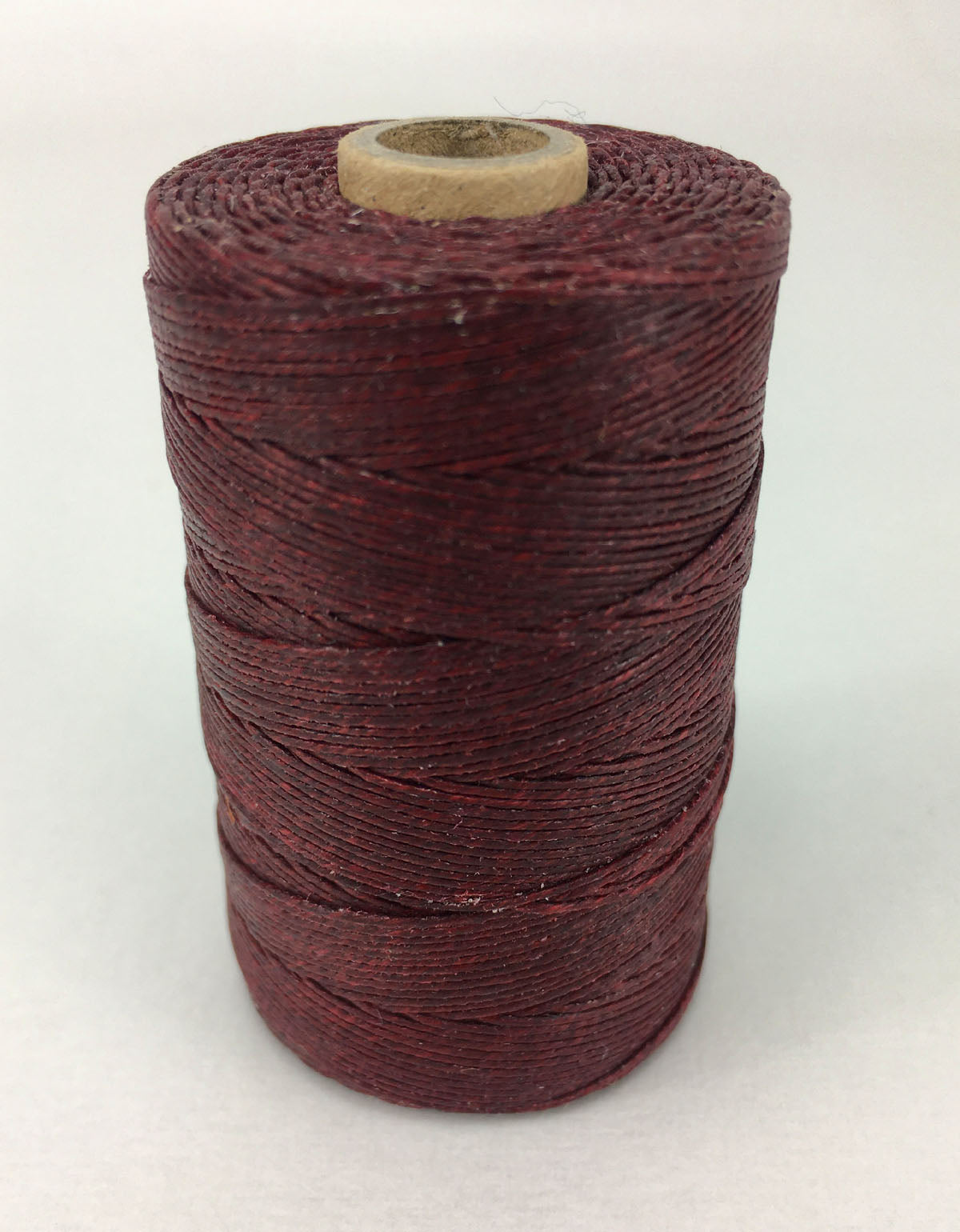 Maroon- Per spool 50g- 100% Pure Linen Thread- Waxed- 18/3 No.18 Cord 3- Approx 0.55mm thick