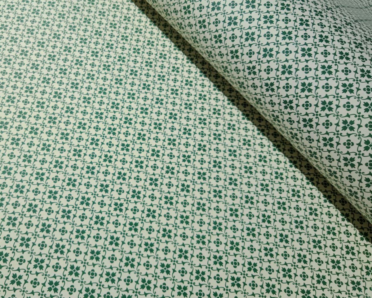 Green- Italian Decorative Paper- 100 GSM Thick paper for bookbinding- Suitable for book covers and end sheets- TBBID7