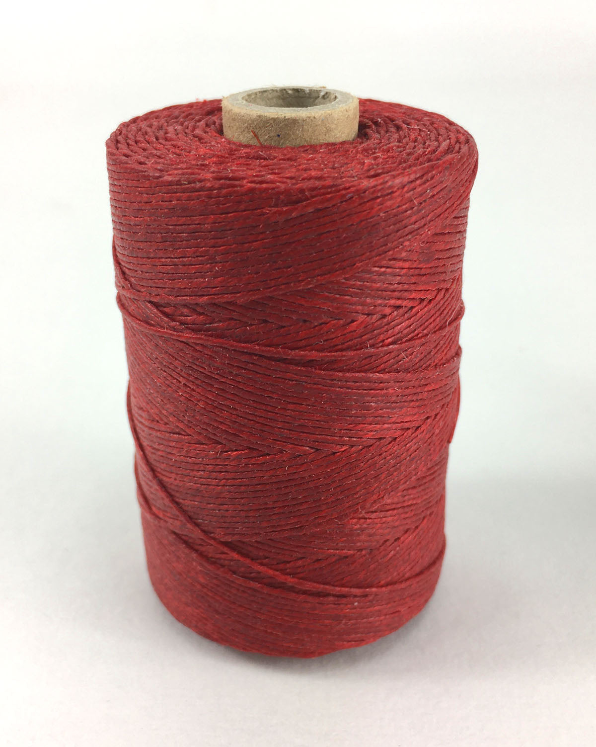Royal Red- Per spool 50g- 100% Pure Linen Thread- Waxed- 18/3 No.18 Cord 3- Approx 0.55mm thick