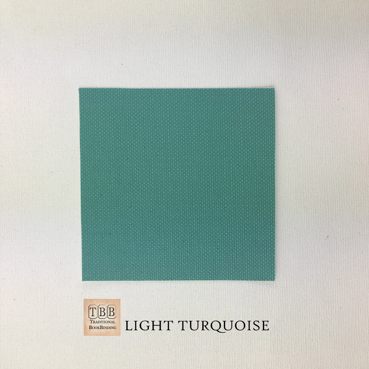 Library Buckram- Durable bookbinding cloth with paper backing- Light Turquoise- TBBLB3