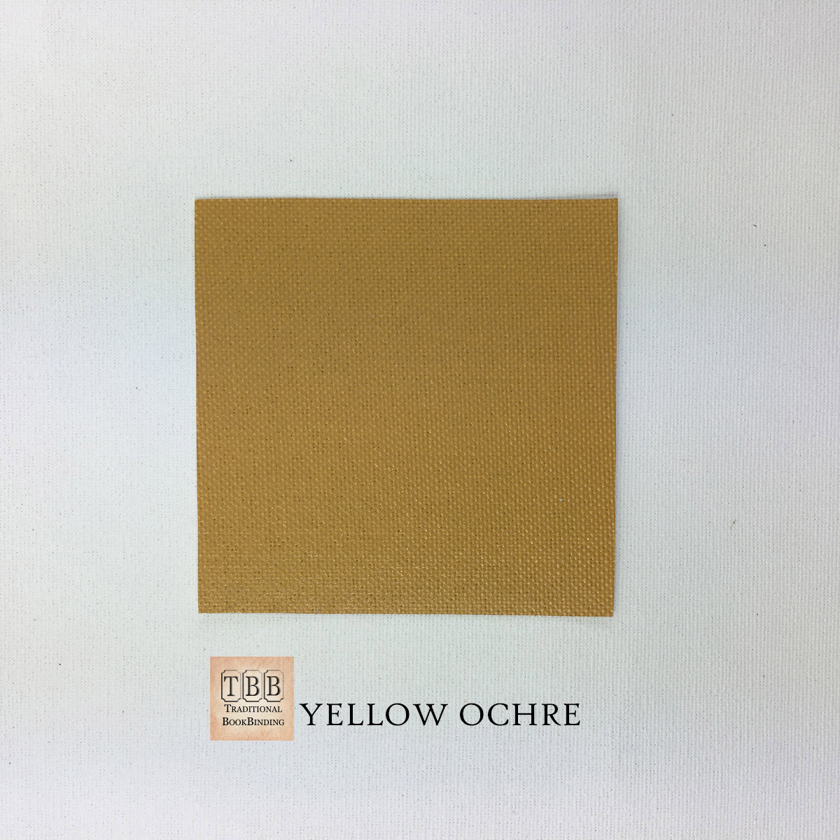 Library Buckram- Durable bookbinding cloth with paper backing- Yellow Ochre- TBBLB4