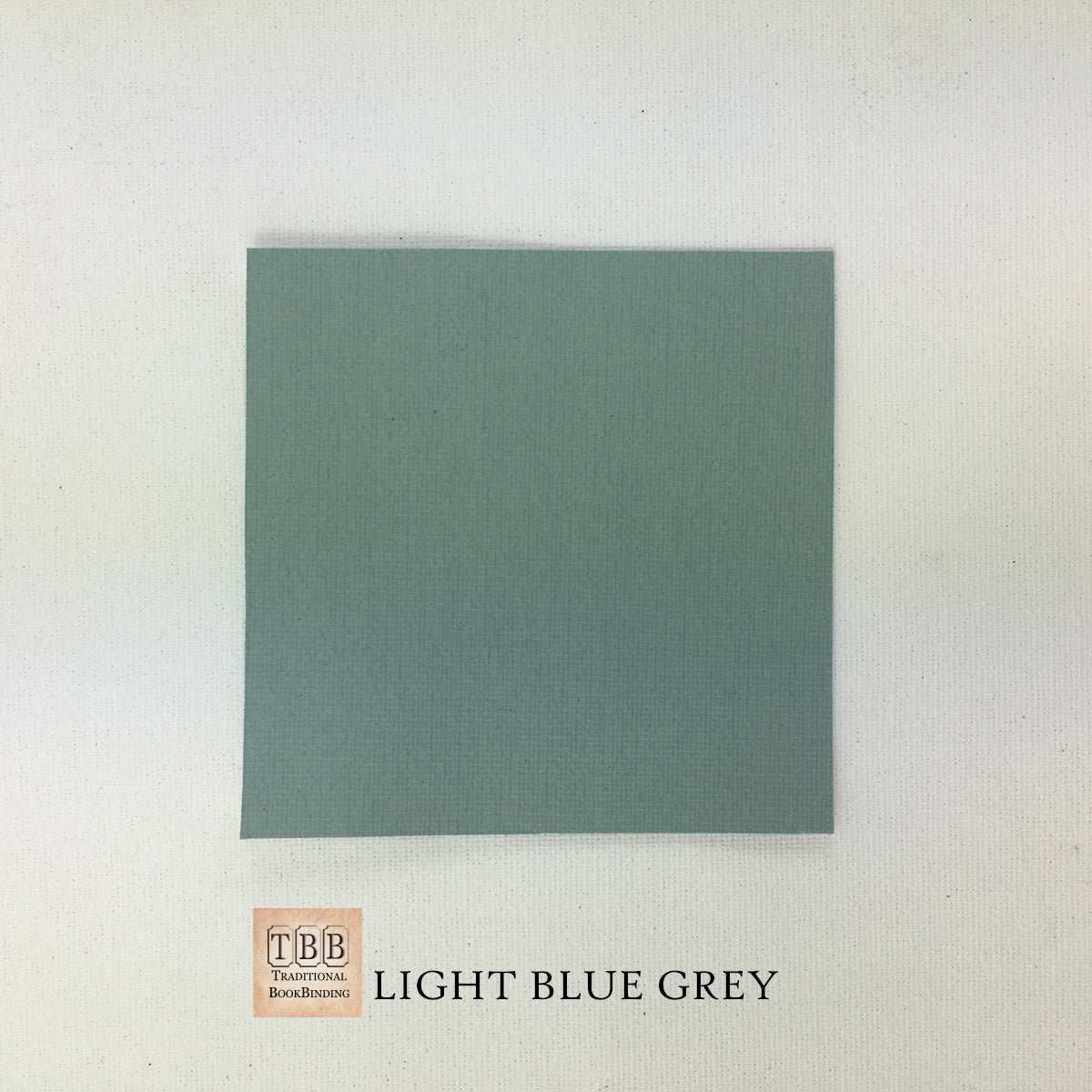 Classic Premium Fine Buckram- Durable bookbinding cloth with paper backing- Light Blue Grey- TBBP16