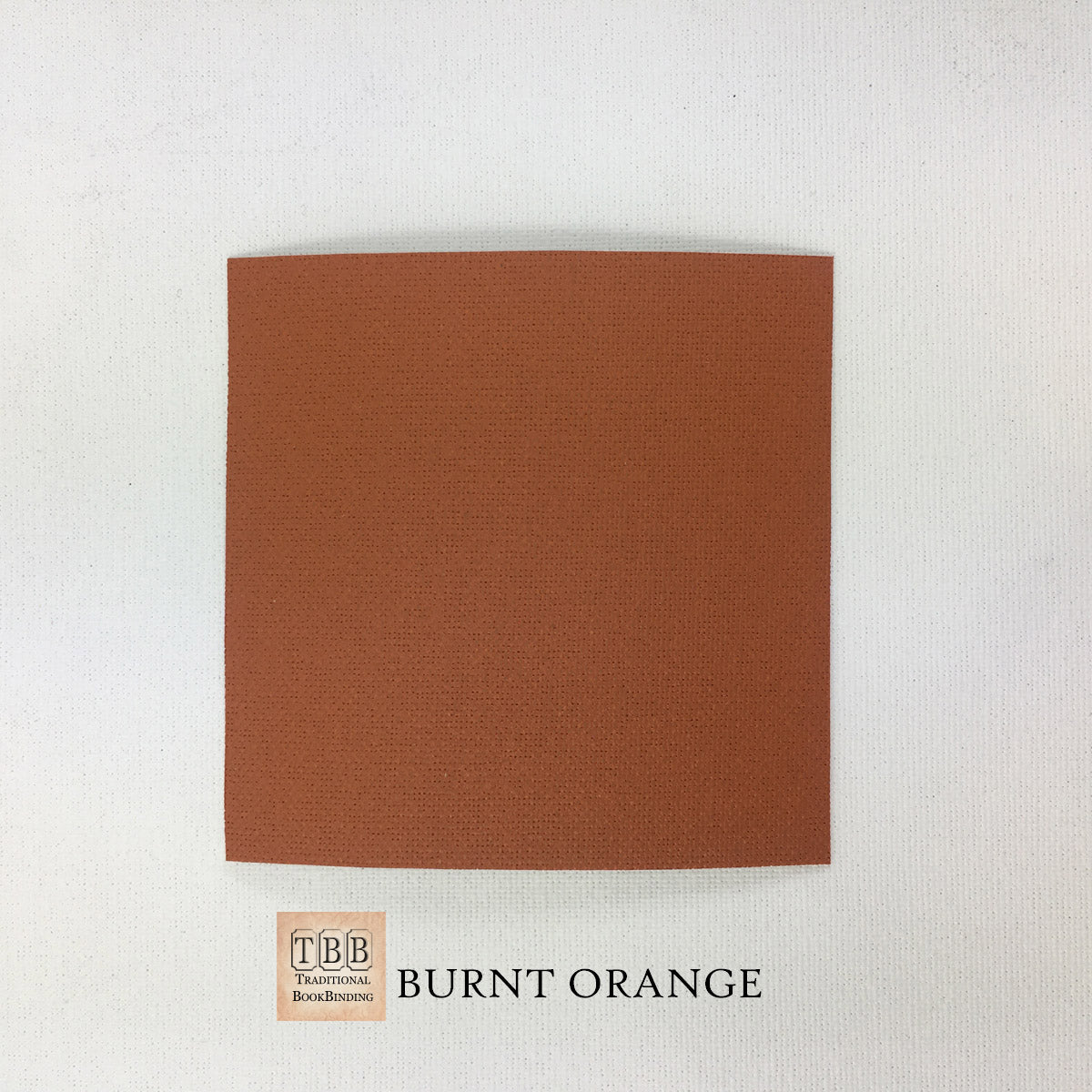 Classic Premium Fine Buckram- Durable bookbinding cloth with paper backing- Burnt Orange- TBBP9