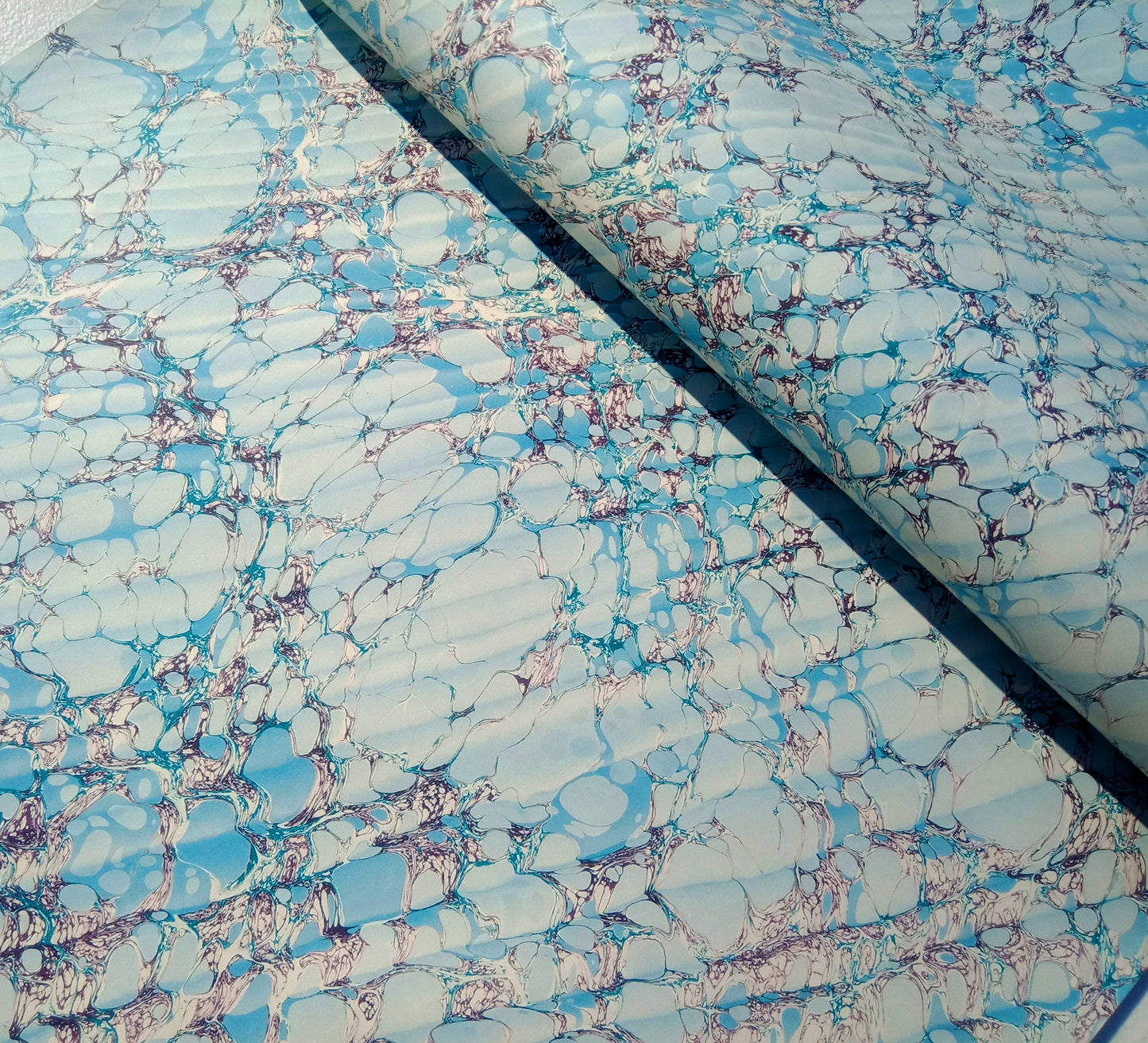 Printed marbled paper- HIGH DEFINITION- THICK 100gsm ACID FREE PAPER- Suitable for book covers and end sheets- TBBPM6