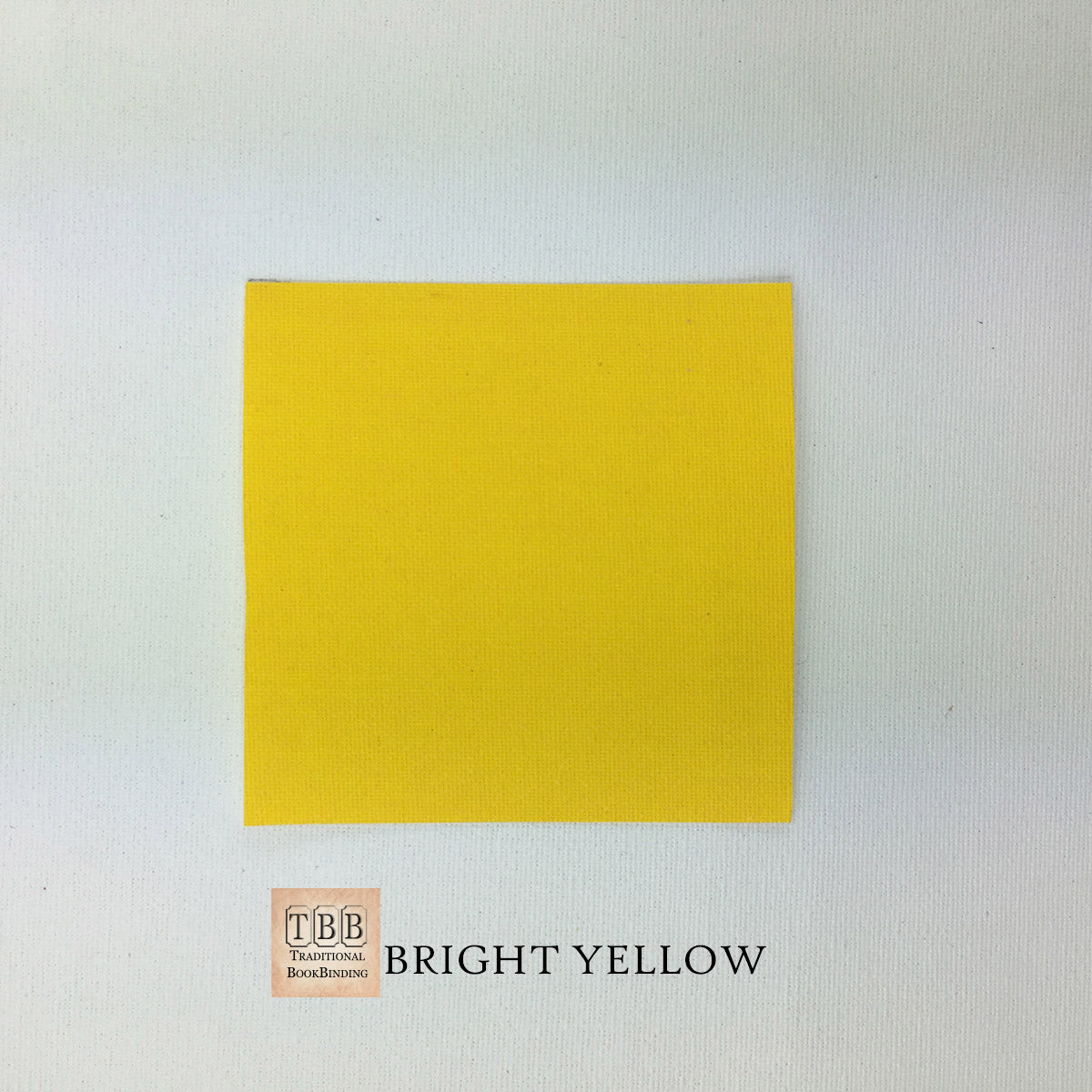 Contemporary Premium Fine Buckram- Durable bookbinding cloth with paper backing- Bright Yellow- TBBS1