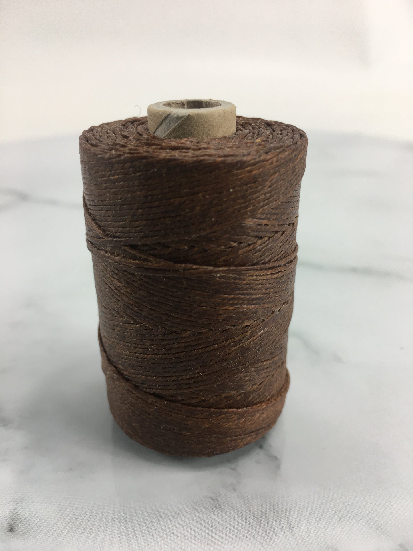 Camel Brown- Per spool 50g- 100% Pure Linen Thread- Waxed- 18/4 No.18 Cord 4- Approx 1mm thick