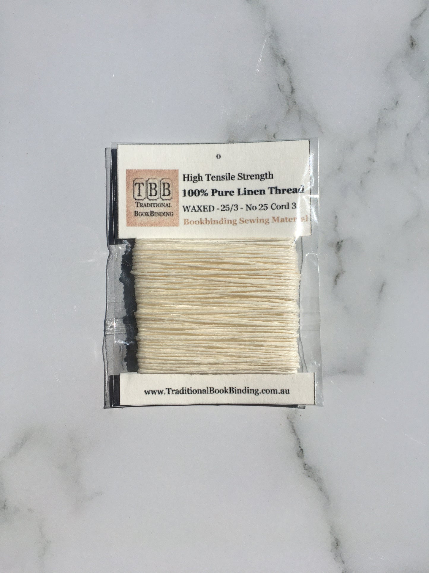 Bookbinding Sewing Set- 3 packs of 100% Natural Linen Threads Coated In Wax and 8 Sturdy Needles
